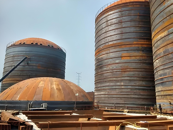 桃江焦粉钢板仓